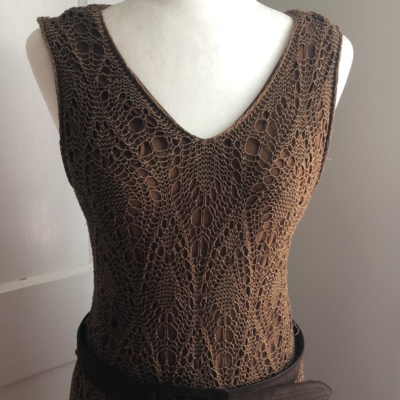 Jones New York Collection Crocheted Dress Sz. Lg - Picture 2 of 6
